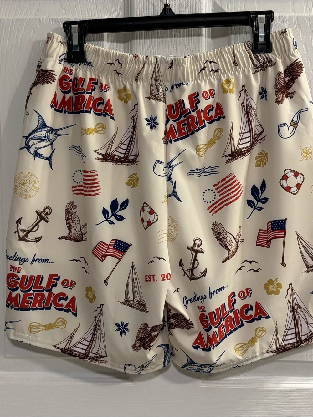 Blaze Media Gulf Of America Swim Trunks Mens L NWOT 6.5” Inseam UPF 50+ - Picture 3 of 8